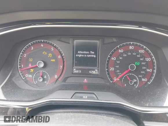 2019 Volkswagen Jetta S with VIN 3VWC57BU9KM057480, listed as a IAAI auction lot 42601924 with 56,813 mi miles and . Bid and sale history available at DreamBid. Image 7.