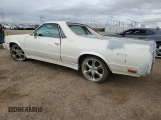 1984 Chevrolet El Camino z VIN 1GCCW80H5ER121402, wystawiony jako Copart lot #45208185 z przebiegiem 1 617 mil mil oraz Czysty tytuł • Clean title. Historia ofert i sprzedaży dostępna na DreamBid. Obrazek 2.