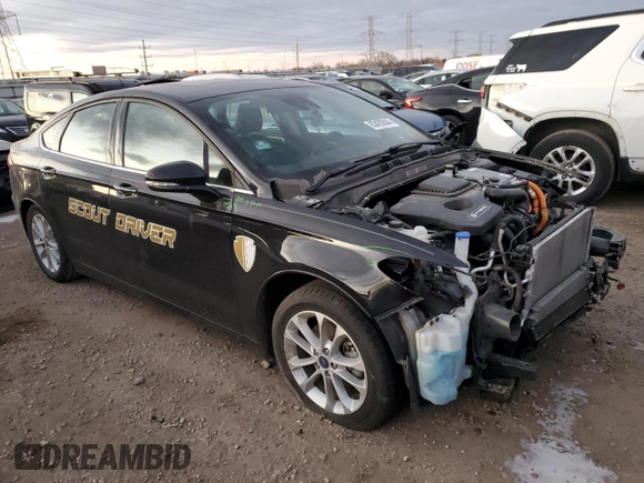 2020 Ford Fusion Hybrid SEL with VIN 3FA6P0MU4LR162162, listed as a Copart auction lot 83429844 with 85,380 mi miles and Salvage Title. Bid and sale history available at carsss.com. Image 4.