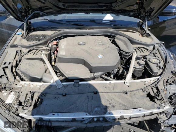 2023 BMW 5 Series 530i with VIN WBA53BH05PCM01563, listed as a Copart auction lot 55525515 with 23,371 mi miles and Salvage title. Bid and sale history available at DreamBid. Image 11.