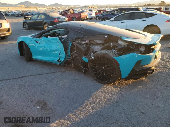 2023 McLaren GT z VIN SBM22GCA0PW002765, wystawiony jako Copart lot #78866364 z przebiegiem Nie podano mil oraz Szkody całkowita. Historia ofert i sprzedaży dostępna na DreamBid. Obrazek 2.
