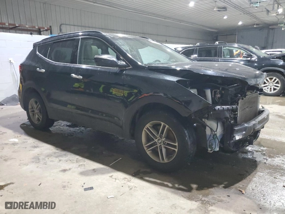2017 Hyundai Santa Fe Sport 2.4L with VIN 5NMZUDLB6HH035055, listed as a Copart auction lot 45218705 with NaN miles and Salvage Title. Bid and sale history available at carsss.com. Image 4.