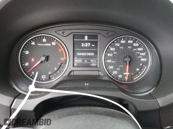 2015 Audi A3 1.8T Premium Plus with VIN WAU5CLFF4F1059692, listed as a Copart auction lot 51703845 with 66,249 mi miles and Salvage Title. Bid and sale history available at carsss.com. Image 9.