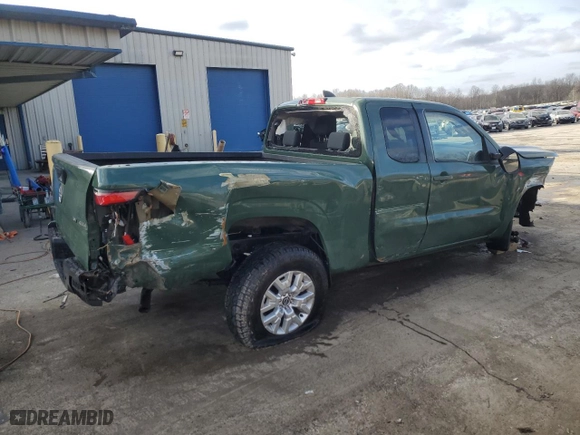 2022 Nissan Frontier S with VIN 1N6ED1CM2NN669666, listed as a Copart auction lot 44325185 with 48,235 mi miles and Salvage Title. Bid and sale history available at carsss.com. Image 3.
