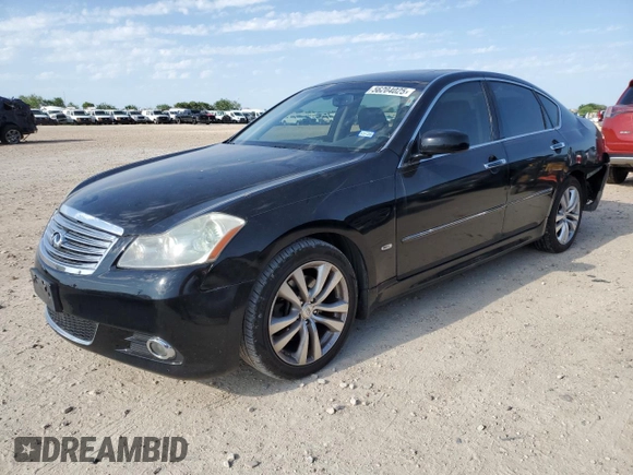 2008 Infiniti M z VIN JNKAY01E48M603043, wystawiony jako Copart lot #56204025 z przebiegiem 162 134 mil mil oraz Szkoda całkowita • Salvage title. Historia ofert i sprzedaży dostępna na DreamBid. Obrazek 1.