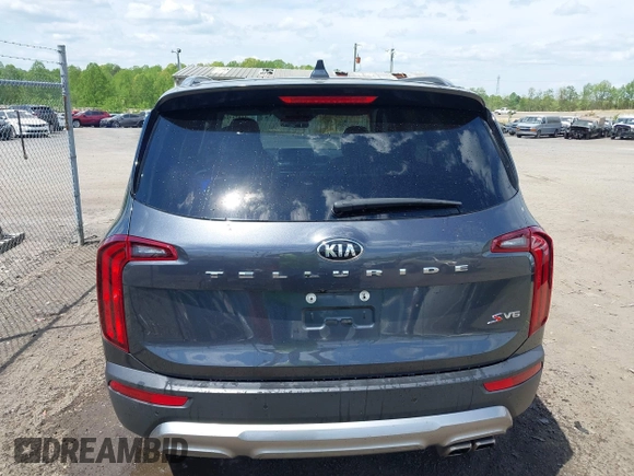 2020 Kia Telluride S with VIN 5XYP64HC7LG018450, listed as a IAAI auction lot 42072769 with 93,110 mi miles and . Bid and sale history available at DreamBid. Image 16.
