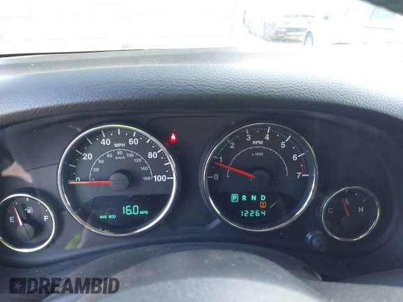 2014 Jeep Wrangler Sahara with VIN 1C4AJWBG0EL109773, listed as a IAAI auction lot 41678412 with 12,264 mi miles and . Bid and sale history available at DreamBid. Image 7.