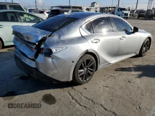 2023 Lexus IS with VIN JTHCA1D22P5125427, listed as a Copart auction lot 89403975 with 16,182 mi miles and Salvage Title. Bid and sale history available at carsss.com. Image 3.