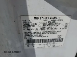 2013 Ford F-150 XL with VIN 1FTMF1CM9DKD99618, listed as a Copart auction lot 56336075 with 178,188 mi miles and Salvage title. Bid and sale history available at DreamBid. Image 13.