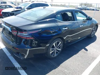 2019 Nissan Maxima SV with VIN 1N4AA6AV5KC377042, listed as a IAAI auction lot 41839754 with 53,962 mi miles and . Bid and sale history available at DreamBid. Image 4.