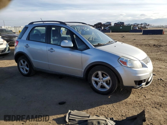 2009 Suzuki SX4 with VIN JS2YB413895103329, listed as a Copart auction lot 44435185 with 77,923 mi miles and Salvage Title. Bid and sale history available at carsss.com. Image 4.