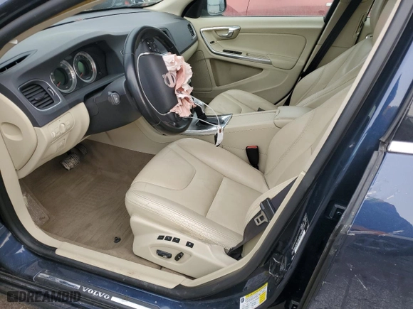 2013 Volvo S60 T5 with VIN YV1612FH7D2175933, listed as a Copart auction lot 46346045 with 134,826 mi miles and Salvage Title. Bid and sale history available at carsss.com. Image 7.