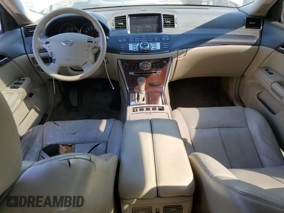 2008 Infiniti M with VIN JNKAY01F98M651369, listed as a Copart auction lot 70966624 with 164,593 mi miles and Salvage Title. Bid and sale history available at DreamBid. Image 8.