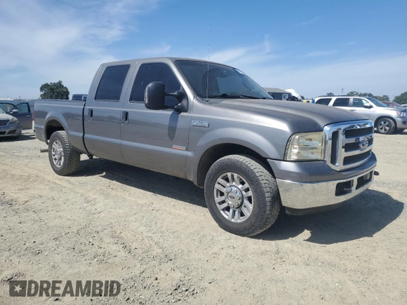 2005 Ford F-250 XL with VIN 1FTSW20P15EB37443, listed as a Copart auction lot 63511935 with 146,244 mi miles and Clean title. Bid and sale history available at DreamBid. Image 4.
