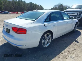 2013 Audi A8 L 3.0L with VIN WAURGAFD8DN033742, listed as a IAAI auction lot 41775363 with 101,610 mi miles. Bid and sale history available at carsss.com. Image 4.