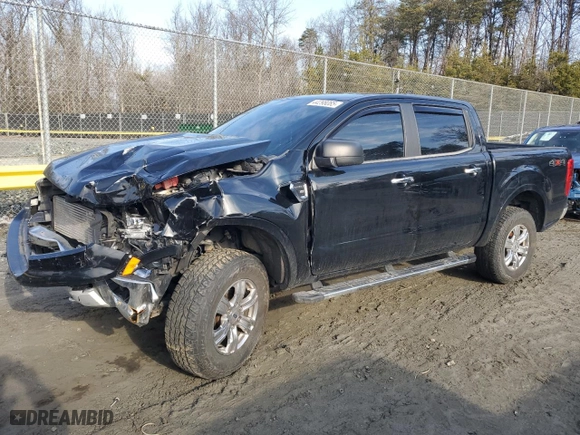 2020 Ford Ranger XL with VIN 1FTER4FH8LLA44430, listed as a Copart auction lot 44298085 with 75,485 mi miles and Salvage Title. Bid and sale history available at carsss.com. Image 1.