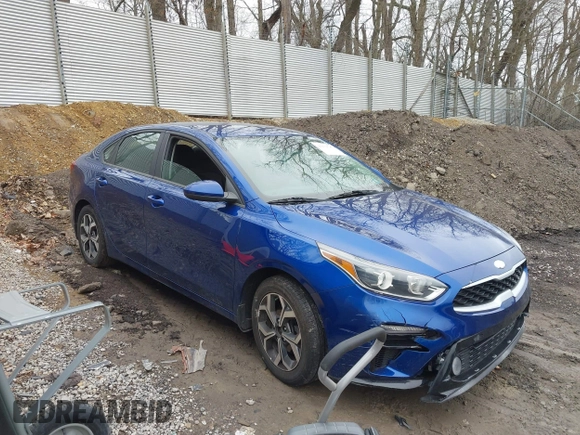 2019 Kia Forte LXS with VIN 3KPF24AD9KE042657, listed as a IAAI auction lot 41932787 with 53,221 mi miles and . Bid and sale history available at carsss.com. Image 1.