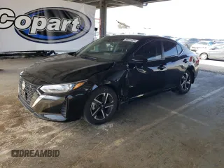 2024 Nissan Sentra SV with VIN 3N1AB8CV9RY286392, listed as a Copart auction lot 59311025 with 16,019 mi miles and Salvage title. Bid and sale history available at DreamBid. Image 1.
