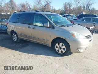 2004 Toyota Sienna XLE with VIN 5TDZA22C74S192625, listed as a IAAI auction lot 41998691 with 253,761 mi miles. Bid and sale history available at carsss.com. Image 1.
