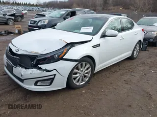 2015 Kia Optima EX with VIN 5XXGN4A73FG438313, listed as a IAAI auction lot 41699954 with 76,584 mi miles. Bid and sale history available at carsss.com. Image 18.