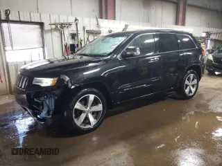 2016 Jeep Grand Cherokee High Altitude z VIN 1C4RJFCG1GC490263, wystawiony jako Copart lot #51011705 z przebiegiem 95 687 mil mil oraz Szkoda całkowita • Salvage title. Historia ofert i sprzedaży dostępna na DreamBid. Obrazek 1.