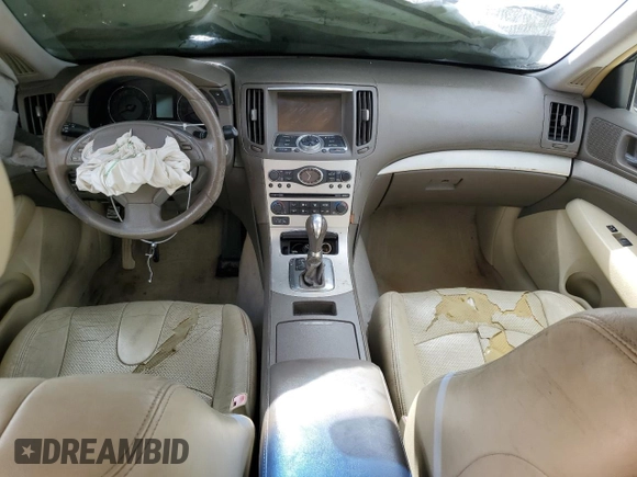 2008 Infiniti G35 Journey with VIN JNKBV61E28M212294, listed as a Copart auction lot 43658925 with 203,294 mi miles and Salvage Title. Bid and sale history available at DreamBid. Image 8.