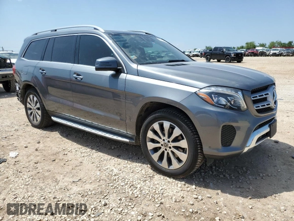 2018 Mercedes-Benz GLS 450 with VIN 4JGDF6EE0JB011217, listed as a Copart auction lot 55772345 with 91,542 mi miles and Salvage title. Bid and sale history available at DreamBid. Image 4.