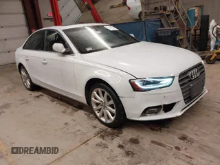 2013 Audi A4 Premium Plus with VIN WAUFFAFL2DA173435, listed as a IAAI auction lot 41941457 with 111,174 mi miles. Bid and sale history available at carsss.com. Image 1.