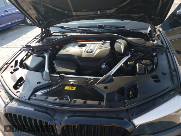 2019 BMW 5 Series 530e xDrive with VIN WBAJB1C5XKB376818, listed as a Copart auction lot 74683034 with 108,066 mi miles and Salvage title. Bid and sale history available at DreamBid. Image 11.