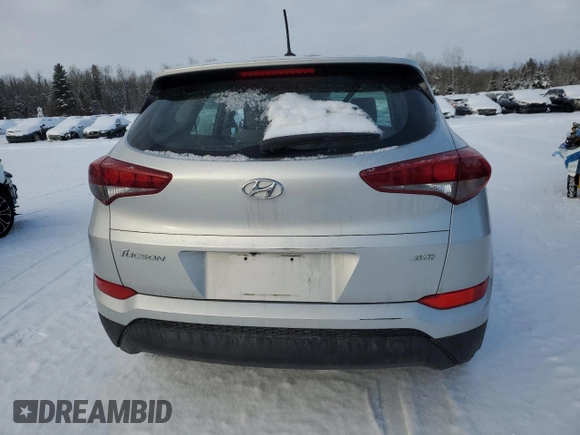 2017 Hyundai Tucson with VIN KM8J2CA45HU558086, listed as a Copart auction lot 43798725 with 73,717 mi miles and Salvage Title. Bid and sale history available at carsss.com. Image 6.