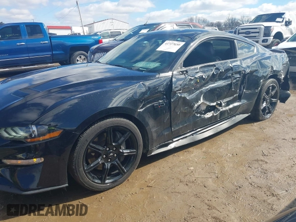2020 Ford Mustang GT with VIN 1FA6P8CF5L5154043, listed as a IAAI auction lot 41727659 with 100,519 mi miles and . Bid and sale history available at DreamBid. Image 14.