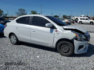2023 Mitsubishi Mirage ES with VIN ML32FUFJXPHF06404, listed as a Copart auction lot 52619085 with 27,332 mi miles and Non repairable. Bid and sale history available at DreamBid. Image 4.