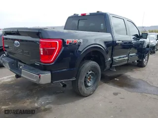 2021 Ford F-150 XL with VIN 1FTFW1E80MFB37486, listed as a IAAI auction lot 41707952 with 109,543 mi miles. Bid and sale history available at carsss.com. Image 4.