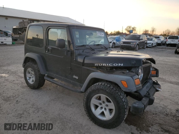 2005 Jeep Wrangler Rubicon with VIN 1J4FA69S55P317666, listed as a Copart auction lot 81782754 with 119,954 mi miles and Salvage Title. Bid and sale history available at carsss.com. Image 4.