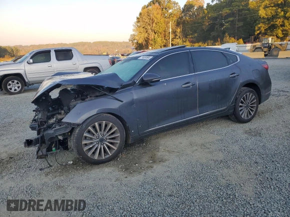 2017 Kia Cadenza Technology with VIN KNALC4J1XH5062777, listed as a Copart auction lot 77403494 with 141,754 mi miles and Salvage Title. Bid and sale history available at carsss.com. Image 1.