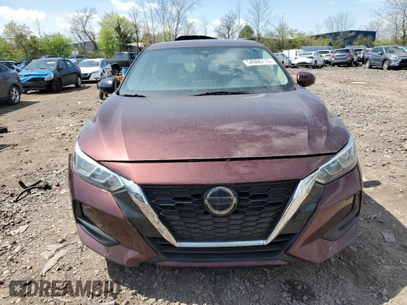 2020 Nissan Sentra SV with VIN 3N1AB8CV4LY293905, listed as a Copart auction lot 54066715 with Not Provided miles and Clean Title. Bid and sale history available at DreamBid. Image 5.