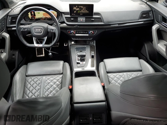 2020 Audi SQ5 Premium Plus with VIN WA1B4AFY2L2015103, listed as a Copart auction lot 85380174 with 63,002 mi miles and Salvage Title. Bid and sale history available at DreamBid. Image 8.