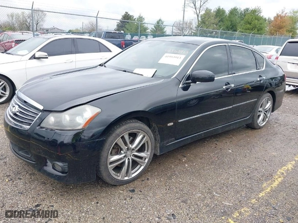 2008 Infiniti M35 with VIN JNKAY01E68M602007, listed as a IAAI auction lot 41953913 with 178,612 mi miles. Bid and sale history available at carsss.com. Image 2.