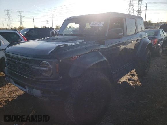 2022 Ford Bronco Raptor with VIN 1FMEE5JR6NLA50789, listed as a Copart auction lot 62858472 with 0 mi miles. Bid and sale history available at carsss.com. Image 2.