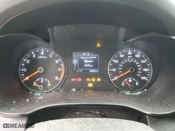 2017 Kia Optima LX with VIN 5XXGT4L37HG151463, listed as a Copart auction lot 87960875 with 92,841 mi miles and Salvage Title. Bid and sale history available at carsss.com. Image 9.