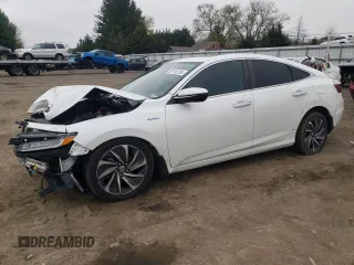 2022 Honda Insight Touring z VIN 19XZE4F99NE013494, wystawiony jako Copart lot #52118755 z przebiegiem 50 511 mil mil oraz Szkoda całkowita • Salvage title. Historia ofert i sprzedaży dostępna na DreamBid. Obrazek 1.