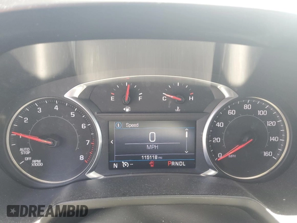 2020 Chevrolet Blazer LT with VIN 3GNKBHRS8LS616636, listed as a Copart auction lot 56237955 with 115,118 mi miles and Non repairable. Bid and sale history available at DreamBid. Image 9.