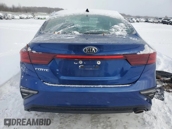 2019 Kia Forte LXS with VIN 3KPF24AD0KE132845, listed as a Copart auction lot 84255344 with 60,484 mi miles and Salvage title. Bid and sale history available at DreamBid. Image 6.