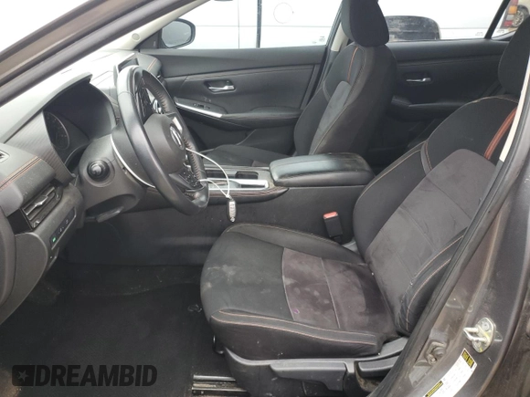 2020 Nissan Sentra SR with VIN 3N1AB8DV0LY237605, listed as a Copart auction lot 49116005 with 110,256 mi miles and Salvage Title. Bid and sale history available at DreamBid. Image 7.