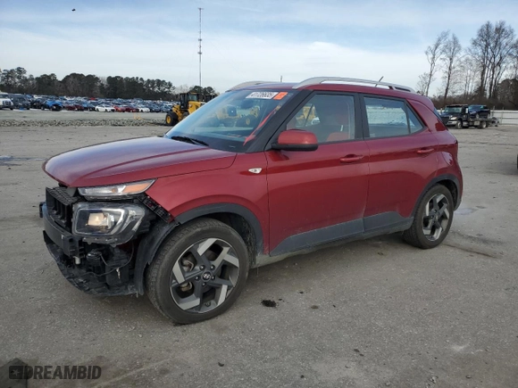 2024 Hyundai Venue SEL with VIN KMHRC8A33RU316421, listed as a Copart auction lot 41726635 with NaN miles and Salvage Title. Bid and sale history available at carsss.com. Image 1.