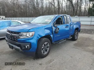 2022 Chevrolet Colorado 4WD Z71 with VIN 1GCGTDEN1N1295581, listed as a Copart auction lot 50105575 with 23,301 mi miles and Salvage Title. Bid and sale history available at carsss.com. Image 1.