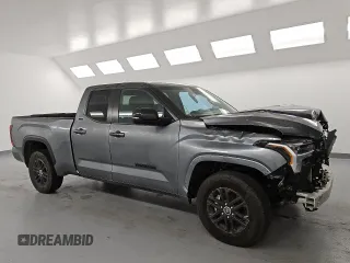 2024 Toyota Tundra SR5 with VIN 5TFLA5DA1RX173220, listed as a Copart auction lot 56688385 with 15,673 mi miles and Clean title. Bid and sale history available at DreamBid. Image 4.