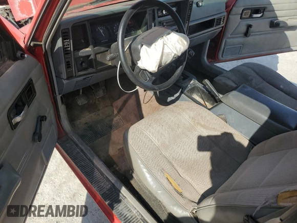 1995 Jeep Cherokee SE with VIN 1J4FT27P9SL561969, listed as a Copart auction lot 53295865 with 151,377 mi miles and Salvage title. Bid and sale history available at DreamBid. Image 8.