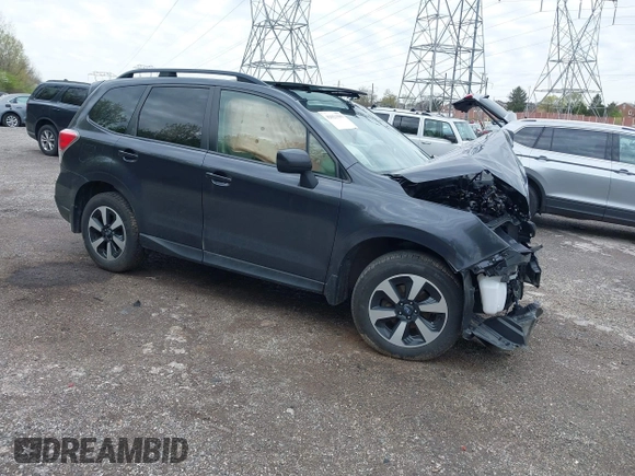 2018 Subaru Forester Premium with VIN JF2SJAEC7JH574341, listed as a IAAI auction lot 42021599 with 58,000 mi miles and . Bid and sale history available at DreamBid. Image 1.