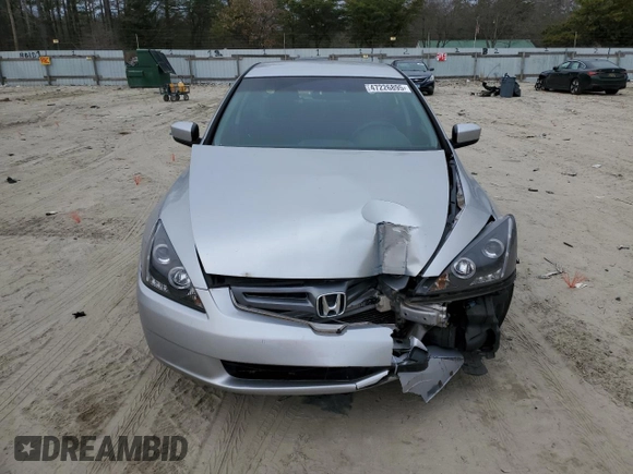2005 Honda Accord LX with VIN 1HGCM66325A003345, listed as a Copart auction lot 47226895 with 137,276 mi miles and Salvage title. Bid and sale history available at DreamBid. Image 5.
